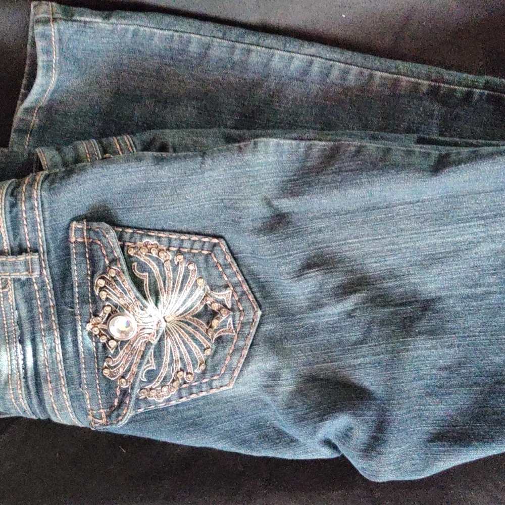 Embellished jeans